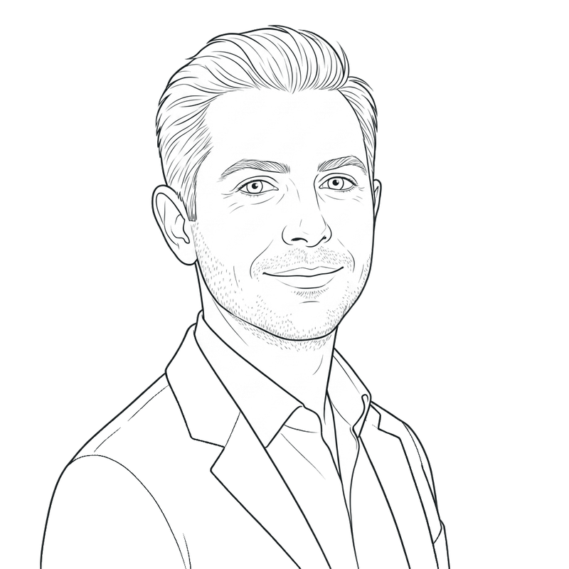Illustratie van Vincent, vennoot